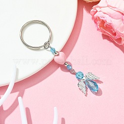 Glass & Acrylic Pendant Keychain&nbsp;KEYC-JKC00642-03