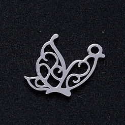 Tarnish Resistant 201 Stainless Steel Hollow Pendants&nbsp;STAS-Q201-JN277-1
