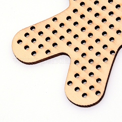 Laser Cut Wooden Christmas Theme Big Pendants&nbsp;WOOD-WH0015-06