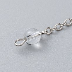 Platinum Tone Brass Crystal Cone Hexagonal Pointed Dowsing Pendulums&nbsp;X-MAK-M015-01I
