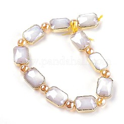 Opaque Glass Beads Strands&nbsp;EGLA-P045-C14