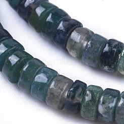 Natural Moss Agate Beads Strands&nbsp;G-I265-05