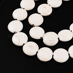 Synthetic Magnesite Beads Strands&nbsp;X-TURQ-D063-7