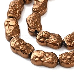 Electroplated Synthetic Non-magnetic Hematite Beads Strands&nbsp;G-F767-03F