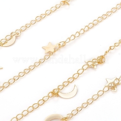 Handmade Brass Curb Chains&nbsp;CHC-D026-13G