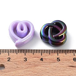 UV Plating Rainbow Iridescent Acrylic Beads&nbsp;OACR-A029-13