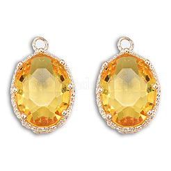 Transparent K9 Glass Pendants&nbsp;GLAA-N038-64