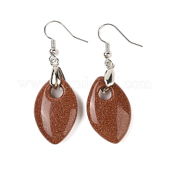 Natural & Synthetic Mixed Stone Dangle Earrings&nbsp;EJEW-F343-B