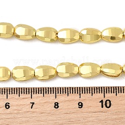 Electroplate Glass Beads Strands&nbsp;EGLA-F166-12G