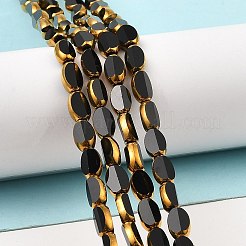 Faceted Transparent Electroplate Glass Beads Strands&nbsp;EGLA-P051-05A-A