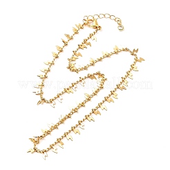 Lightning Bolt Brass Pendant Necklaces&nbsp;NJEW-JN03649-01