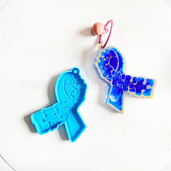 Ribbon Shape DIY Pendant Silicone Molds&nbsp;SIMO-PW0001-337