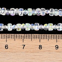 Electroplate Glass Beads Strands&nbsp;EGLA-B007-01A-AB01
