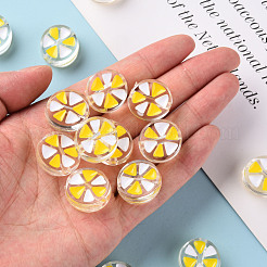 Transparent Enamel Acrylic Beads&nbsp;TACR-S155-005G