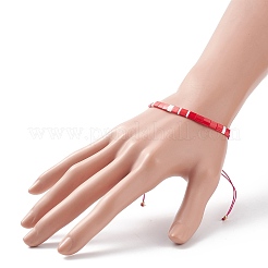 Glass Seed Link Bracelet&nbsp;BJEW-JB08894-05