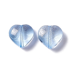 Electroplate Transparent Glass Bead&nbsp;EGLA-H102-08J