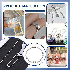 400Pcs Iron Ball Chains&nbsp;IFIN-PH0002-48