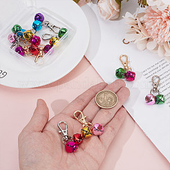 10Pcs 2 Colors Iron Bell Pet Collar Pendant Decoration&nbsp;HJEW-DR00158