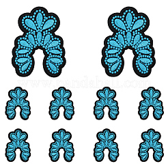 10Pcs Computerized Embroidery Cloth Self Adhesive Patches&nbsp;DIY-GF0011-73B