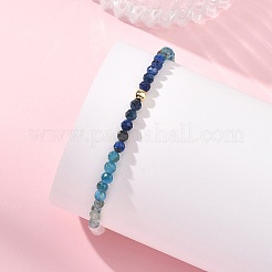 Natural Apatite & Kyanite & Sunstone & Rose Quartz & Non-magnetic Synthetic Hematite Beaded Bracelets for Women&nbsp;BJEW-JB14094-02