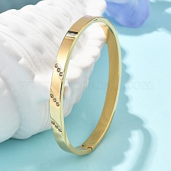 304 Stainless Steel Rhinestone Bangles for Women&nbsp;BJEW-Z092-16G