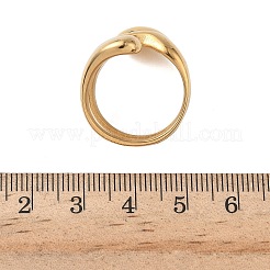 304 Stainless Steel Cuff Rings&nbsp;RJEW-Z118-12G