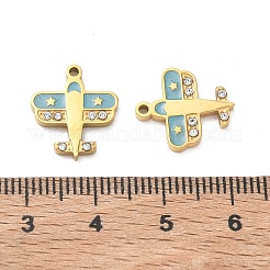 304 Stainless Steel Enamel Pendants&nbsp;STAS-B142-04G