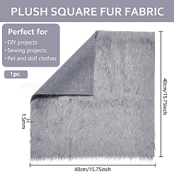 Super Soft Imitation Rabbit Plush Polyester Fabric&nbsp;DIY-WH0032-91F