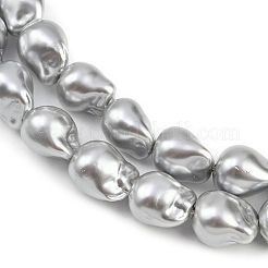 Electroplated Glass Beads Strands&nbsp;GLAA-H039-06C
