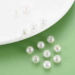 Transparent Crackle Acrylic Beads&nbsp;MACR-S373-66-L06