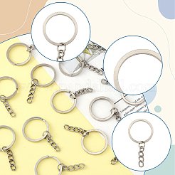 50Pcs Iron Keychain Ring&nbsp;IFIN-FS0001-56