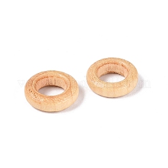 Natural Schima Wood European Beads&nbsp;WOOD-Q001-05A-02