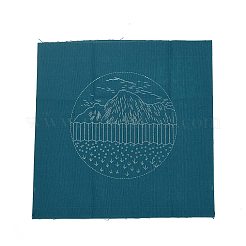 DIY Flower and Mountain Embroidery Kit&nbsp;DIY-O021-12B
