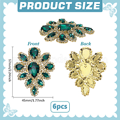 Teardrop Shape Hotfix Rhinestone&nbsp;DIY-FG0010-13B