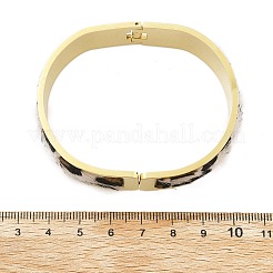 304 Stainless Steel Hinged Bangles for Women&nbsp;BJEW-K237-15G