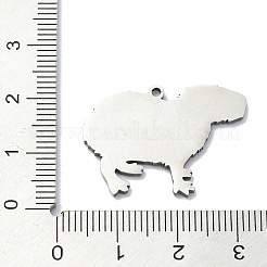 Non-Tarnish 201 Stainless Steel Pendants&nbsp;STAS-R118-09P