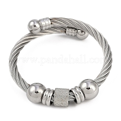304 Stainless Steel Bangles for Women&nbsp;STAS-M023-17P