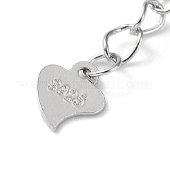 Rhodium Plated 925 Sterling Silver Chain Extenders&nbsp;STER-G036-19P