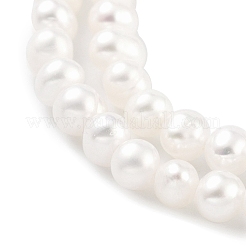 Natural Cultured Freshwater Pearl Beads Strands&nbsp;PEAR-C003-06G
