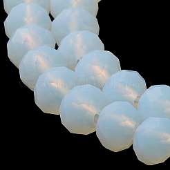 Imitation Jade Solid Color Glass Beads Strands&nbsp;EGLA-A034-J8mm-MD06
