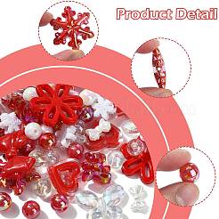 DIY ABS Imitation Pearl Beads & Acrylic Beads Findings Kits&nbsp;DIY-FS0010-28