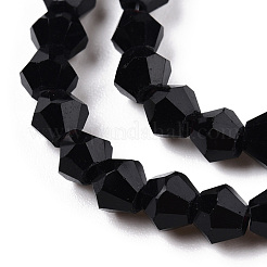 Opaque Solid Color Glass Beads Strands&nbsp;GLAA-TAC0022-4mm-B02
