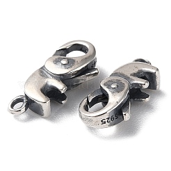 925 Thailand Sterling Silver Lobster Claw Clasps&nbsp;STER-D003-59A-AS
