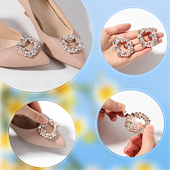2Pcs Alloy Shoe Buckle Clips&nbsp;FIND-GF0006-04KCG