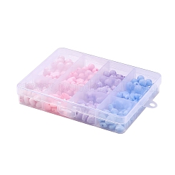 240Pcs 12 Style Opaque Acrylic Beads&nbsp;MACR-FS0001-05