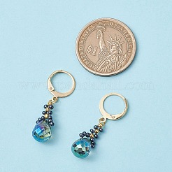 Glass Seed Beads Leverback Earrings&nbsp;EJEW-MZ00398-04