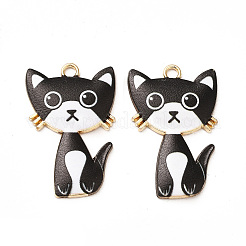 Alloy Enamel Pendants&nbsp;ENAM-M046-10G-C