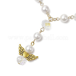 5Pcs Shell Pearl Round Beads Charm Bracelets&nbsp;BJEW-JB11228