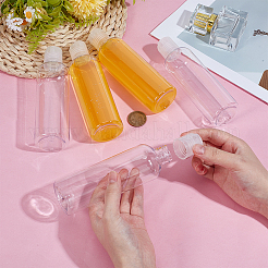 40Pcs PET Plastic Press Cap Transparent Bottles&nbsp;MRMJ-BC0003-53