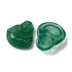 Natural Green Onyx Agate Cabochons&nbsp;G-K348-03